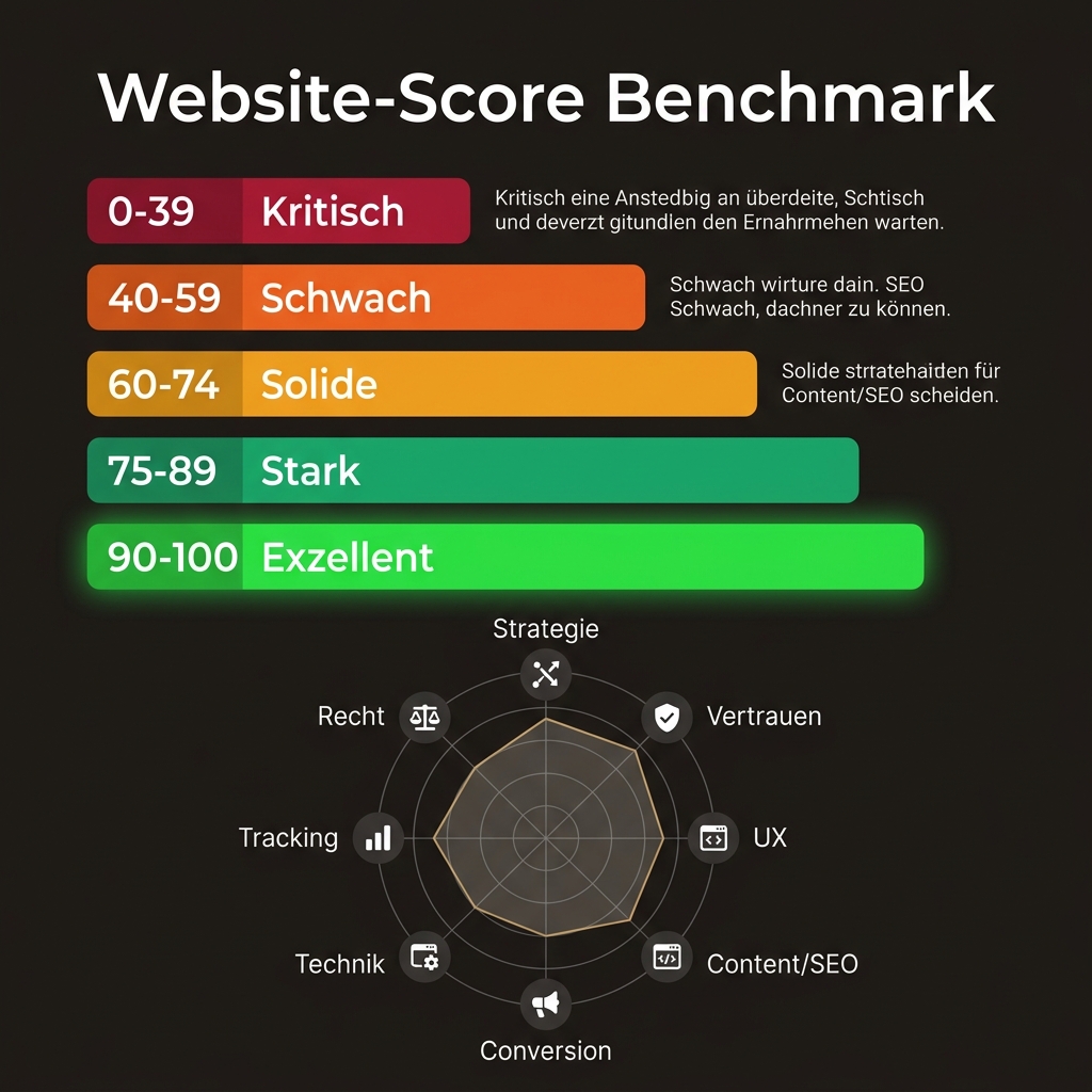 Infografik: Website-Score: 53 Signale, ob deine Website wirklich verkauft