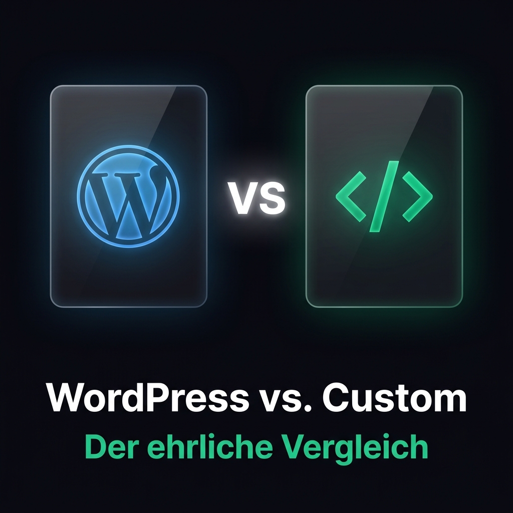 WordPress oder Custom Website? Der ehrliche Vergleich für KMU